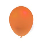 Balão de Látex 8 Laranja Pacote com 50 unidades