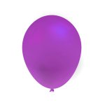 Balão de Látex 8 Violeta Pacote com 50 unidades