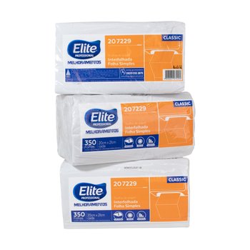 Papel Toalha Interfolhado Folha Simples 5250 folhas 21g | Elite