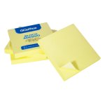 Bloco Adesivo Amarelo 100 folhas 75 mm x 75 mm | Go Office