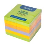 Bloco Adesivo Cores Sortidas 75 x 75 mm 6 blocos de 100 folhas | Go Office