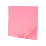 Bloco Adesivo Rosa 75 mm x 75 mm 80 folhas | Go Office