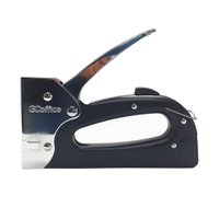 Grampeador Tipo Pistola Metálico + 800 Grampos 23/8 | Go Office