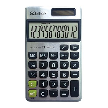 Calculadora de Bolso Go Office 12 dígitos