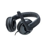 Headset USB Multilaser PH317 VOIP Biauricular Preto/Cinza