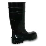 Bota PVC Bracol 80BPL200 Cano Longo Preta Bico Aço 37