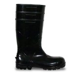 Bota de PVC Cano Longo 41 Preta Bico Aço 80BPL200 Bracol 