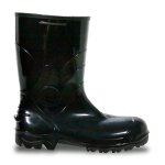 Bota de PVC Cano Médio 40 Preta Bico e Palmilha Aço 80BPC200PA Bracol 