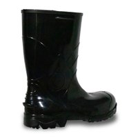 Bota de PVC Cano Médio 40 Preta Bico e Palmilha Aço 80BPC200PA Bracol 