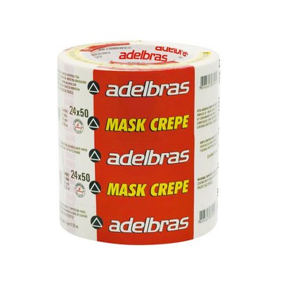 Fita Crepe 24 mm x 50 m 5 unidades | Adelbrás Mask 710