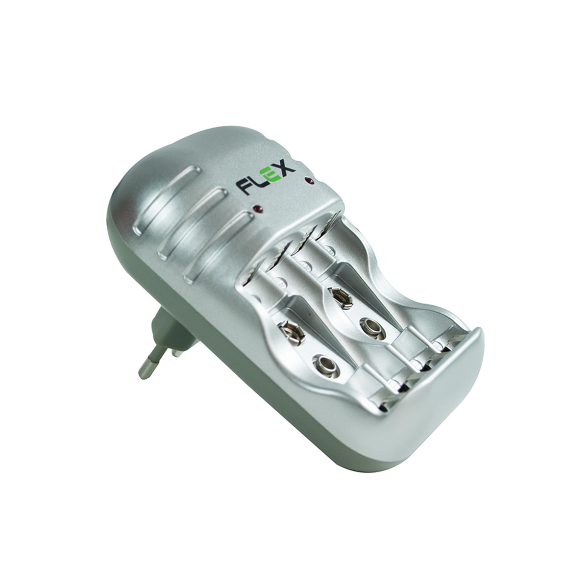 Carregador de Pilhas AA/AAA/9V Flex FX-C03-4P Bivolt