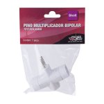 Pino Multiplicador Force Line 3 Saídas 2P 10AH 250V Branco