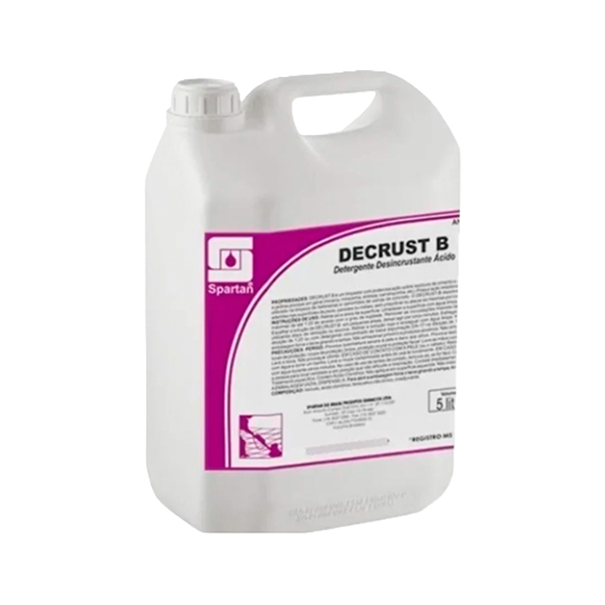 Detergente Desincrustante Ácido Decrust B 5 Litros | Spartan
