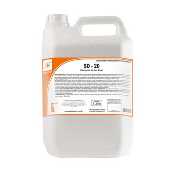 Detergente Concentrado Alcalino SD 20 Citronela 5 Litros | Spartan