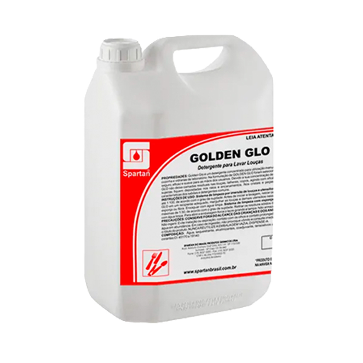 Detergente Concentrado Neutro Golden Glo 5 Litros | Spartan