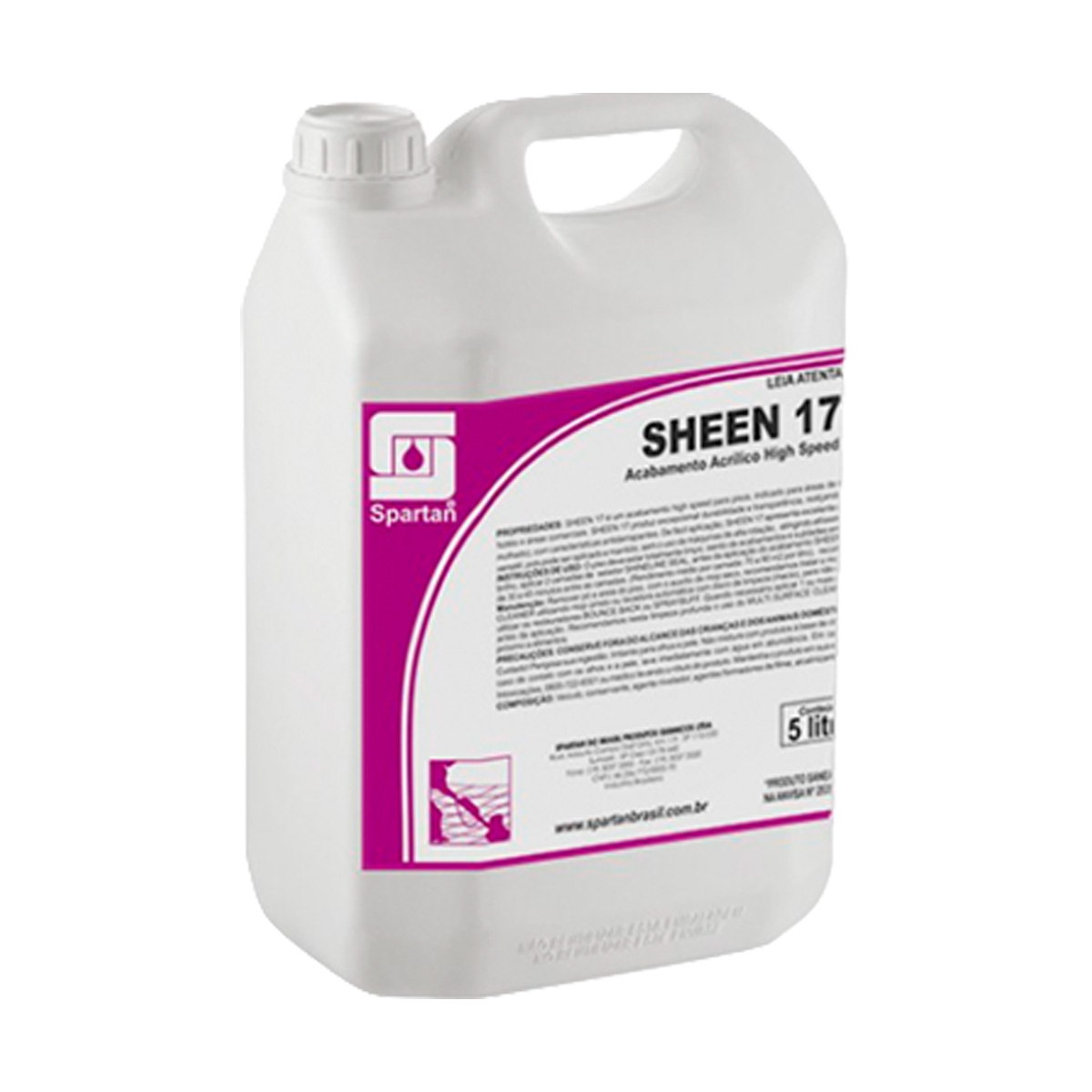 Cera Acrílica Sheen 17 5 Litros | Spartan