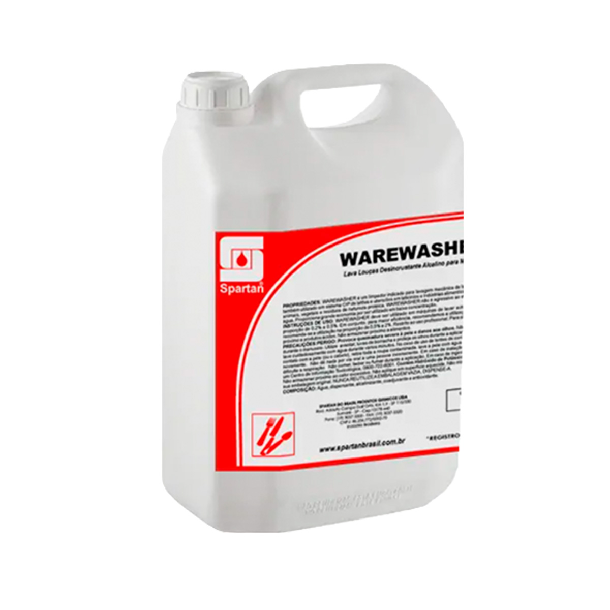 Detergente para Máquina Lava Louças Warewasher 5 Litros | Spartan