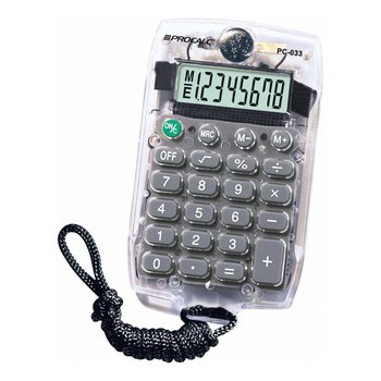 Calculadora de Bolso com Cordão 8 Dígitos | Procalc PC033