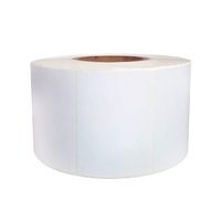 Etiqueta Couchê Branca 100 mm x 80 mm 1 coluna 700 unidades