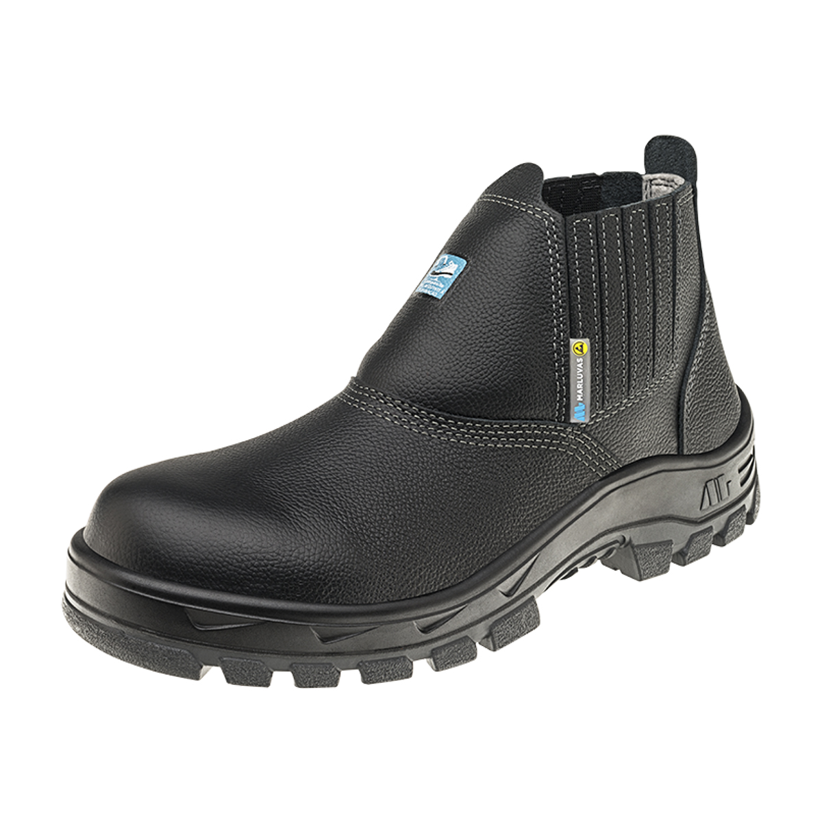 Botina de Segurança Elastico Preta 41 Bico Composite 50B19C ANT Marluvas