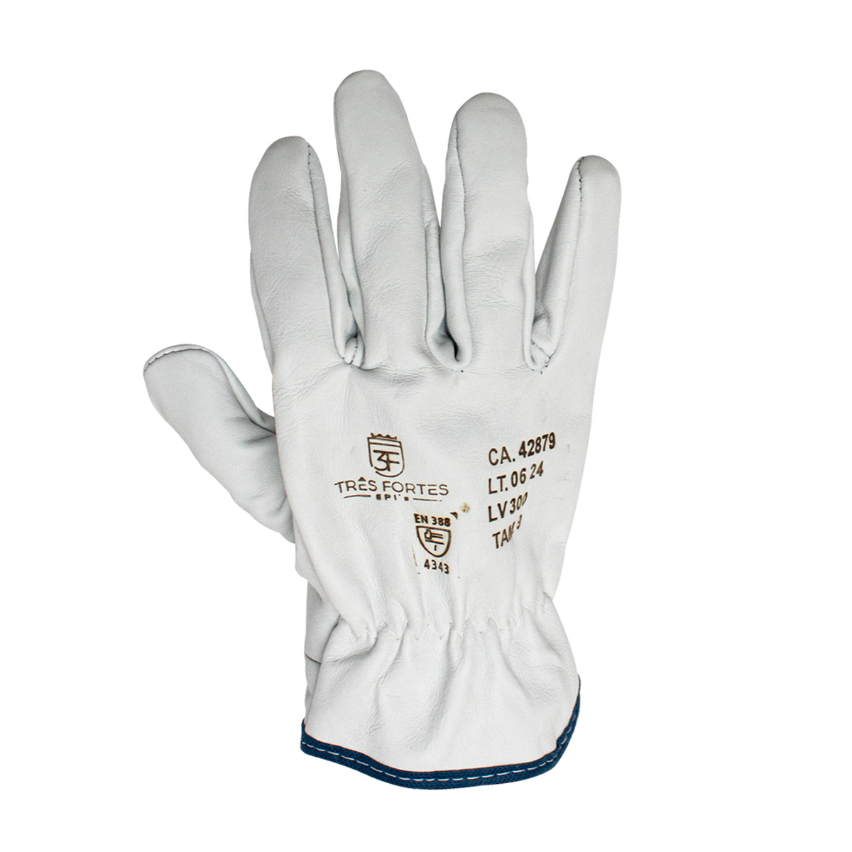 Luva de Vaqueta Petroleira com Punho de 7 cm | Três Fortes