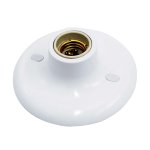 Plafon Soquete Porcelana Branca | Taschibra