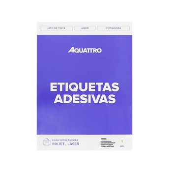 Etiqueta Adesiva  Aquattro 210mmX297mm PCT 25fls