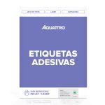 Etiqueta Adesiva Aquattro 12,7mmX44,45mm PCT 25fls