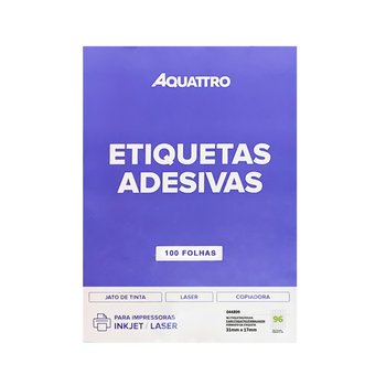 Etiqueta Adesiva Aquattro 31mmX17mm PCT 100fls