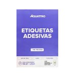 Etiqueta Adesiva Aquattro 52,5mmX33mm PCT 100fls