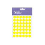 Etiqueta Adesiva Redonda 13 mm Amarela 5 folhas | Aquattro