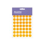 Etiqueta Adesiva Redonda 13 mm Laranja 5 folhas | Aquattro