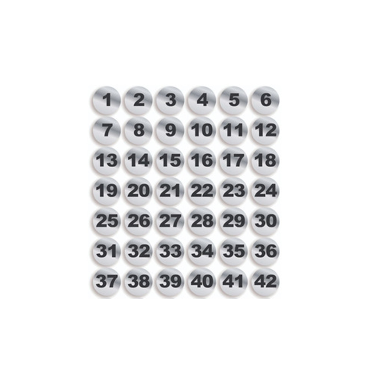 Etiqueta Adesiva Redonda 13 mm Prata 5 folhas | Aquattro