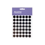 Etiqueta Adesiva Redonda 13 mm Preta 5 folhas | Aquattro