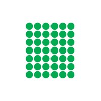 Etiqueta Adesiva Redonda 13 mm Verde 5 folhas | Aquattro