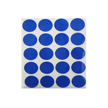 Etiqueta Adesiva Aquattro Redonda 19mm Azul PCT 10fls