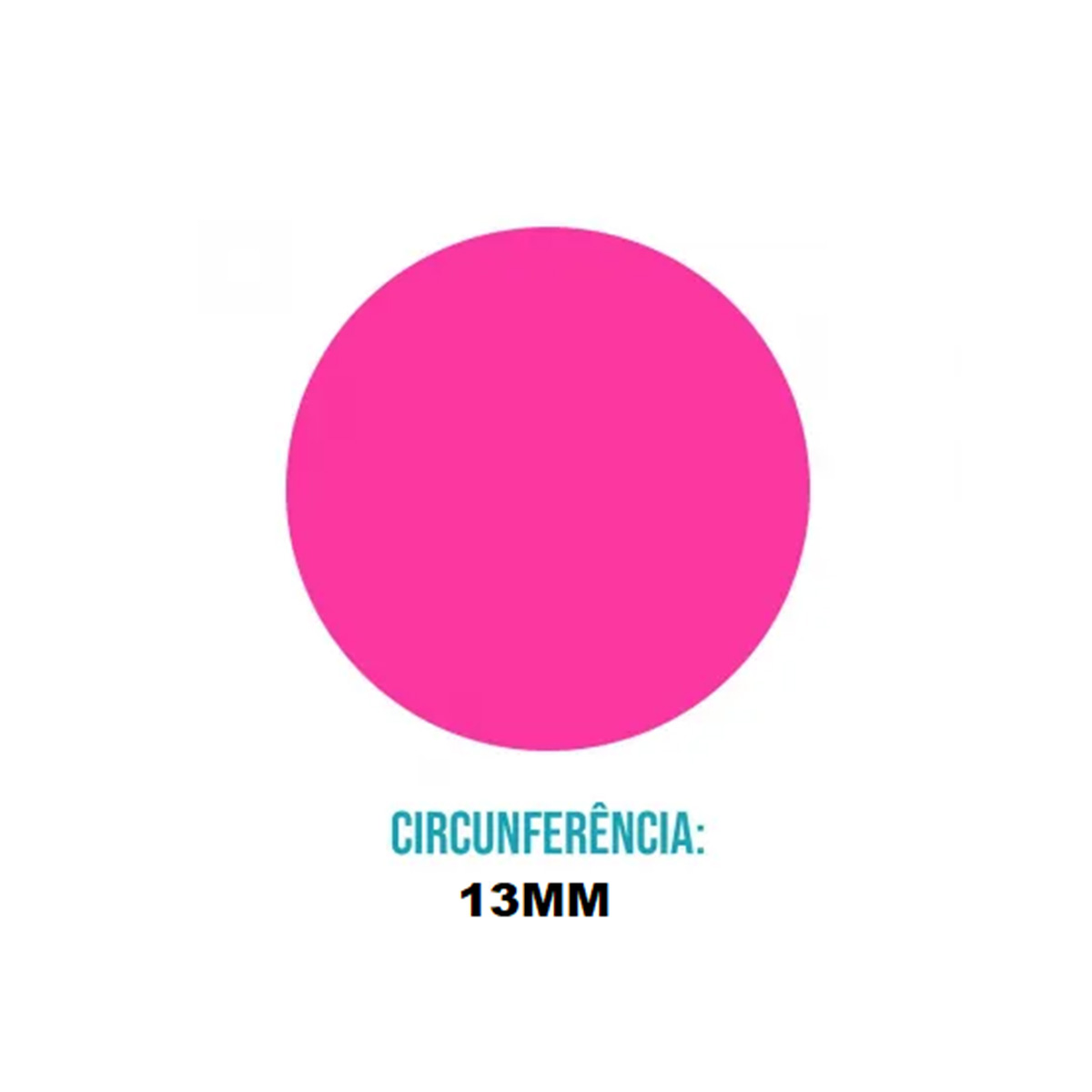 Etiqueta Adesiva Redonda 19 mm Magenta 10 folhas | Aquattro