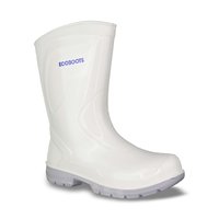 Bota de PU Cano Curto 40 Branca 91SPUC600 Ecoboots