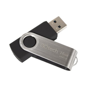 Pen Drive 16GB 3.0 Go Tech PD16G Preto