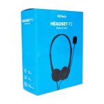 Headset P2 Go Tech 0H110 Biauricular Preto