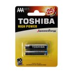 Pilha Alcalina Toshiba AAA LR03GCP Palito 2UN