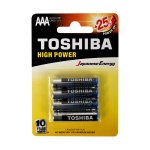 Pilha Alcalina Toshiba AAA LR03GCP Palito 4UN