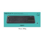 Teclado sem Fio Logitech K400 Plus com Touchpad Cinza