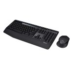 Kit Teclado e Mouse sem Fio Logitech MK345 Preto