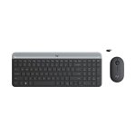 Kit Teclado e Mouse sem Fio Logitech MK470 Preto