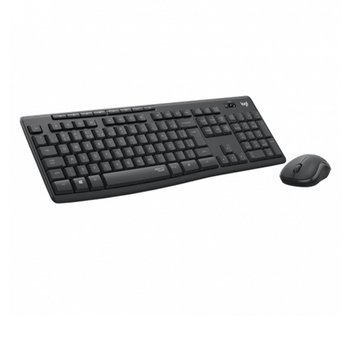 Kit Teclado e Mouse sem Fio Logitech MK295 Silent Preto