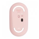 Mouse sem fio Logitech M350  Pebble Rosa