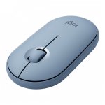 Mouse sem fio Logitech M350  Pebble Azul