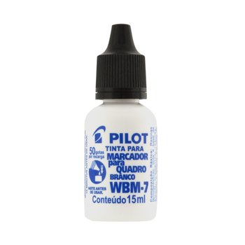 Tinta para Marcador de Quadro Branco Pilot WBM-7 Preta 15ml