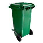 Coletor de Lixo 120L Verde com Pedal | Wite